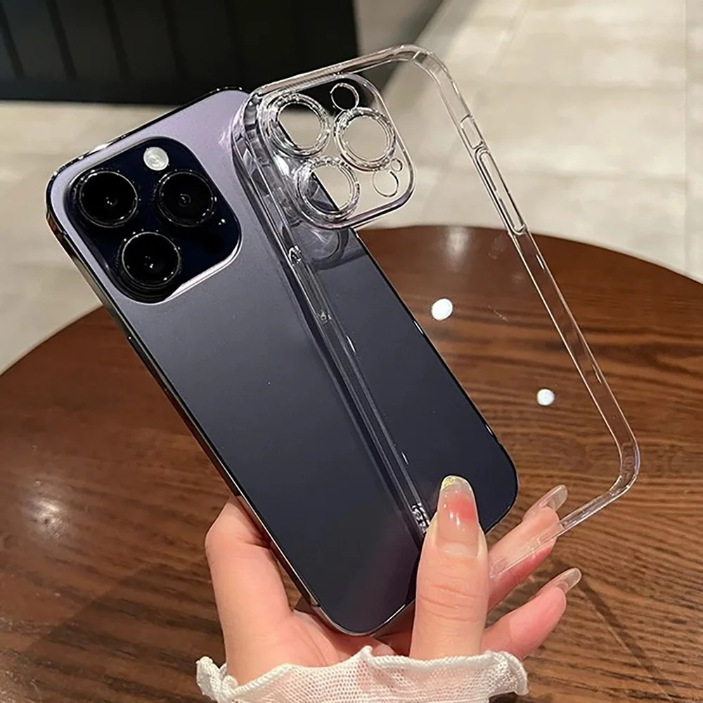 Clear Case For iPhone 18 17 16 15 14 11 12 13 Pro Max 7 8 16 Plus X XR XS Max Air SE 2020 2022 Iphone11 Shockproof Cover Funda