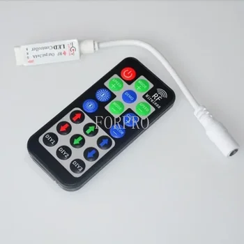 Mini contrôleur RF 19 touches 3 * 4A pour bande lumineuse LED 5050 3528, 1 pièce, avec fonction de bricolage, variateur de lumière avec télécommande