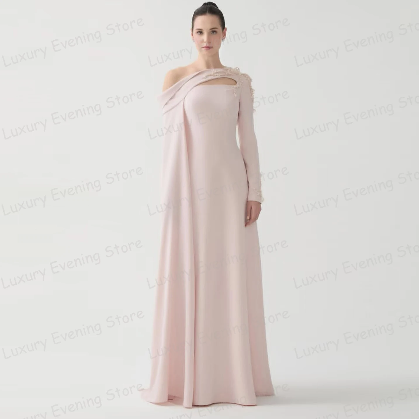 

Роскошные вечерние платья, женские сексуальные платья русалки на одно плечо, шаль для выпускного вечера, модные вечерние платья с открытой спиной, Vestidos De Novia, индивидуальный гала