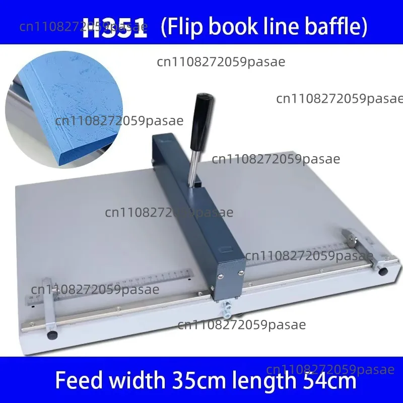 18-Inch Desktop Manual Creaser Paper Creasing Binding Machine for Paper