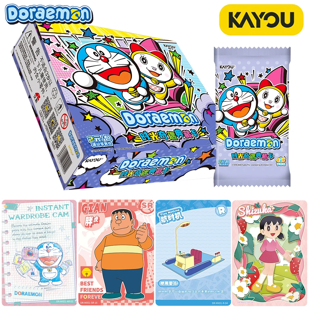 KAYOU Original Doraemon Collection Card Science Fiction Comedy Theme Animated Character Card Cute Robot Cat Creative Peripheral