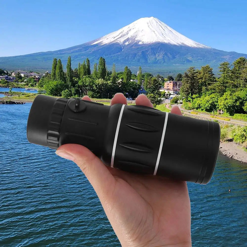 8XMagnification 16x52 Monocular Telescope FMC Coating Waterproof Dual Focus Telescope Optical Zoom Scope Image Stabilization