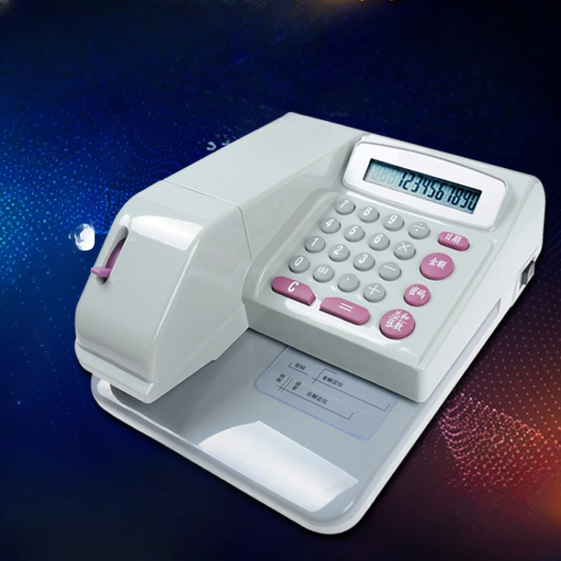 Cheque printer, small commercial bank office finance