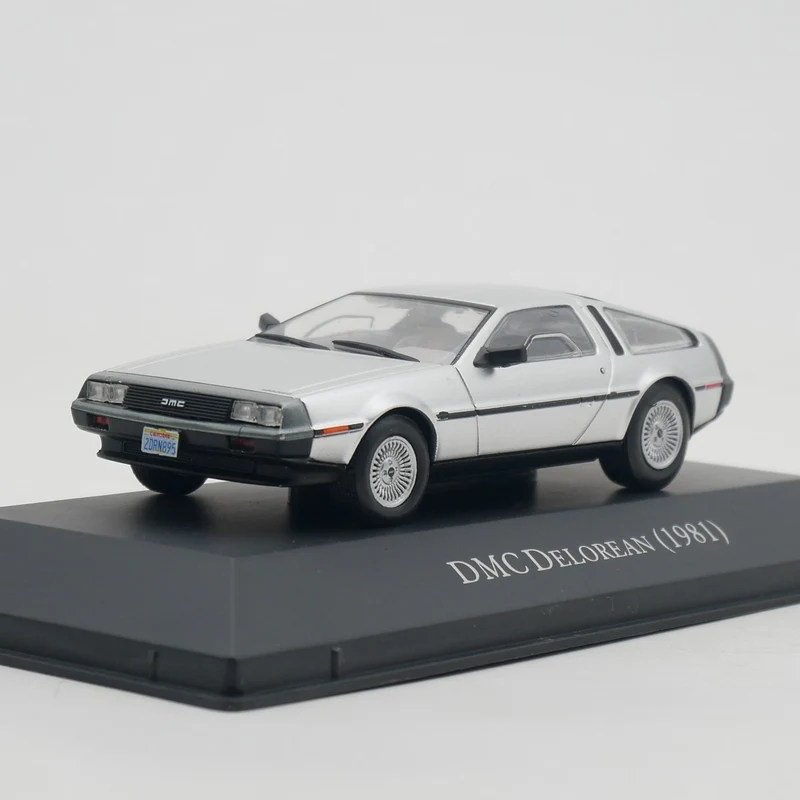 

Diecast IXO 1:43 Scale DMC DELOREAN 1981 Gull-wing Door Sport Car Alloy Car Model Collectible Toy Gift Souvenir Display Ornament