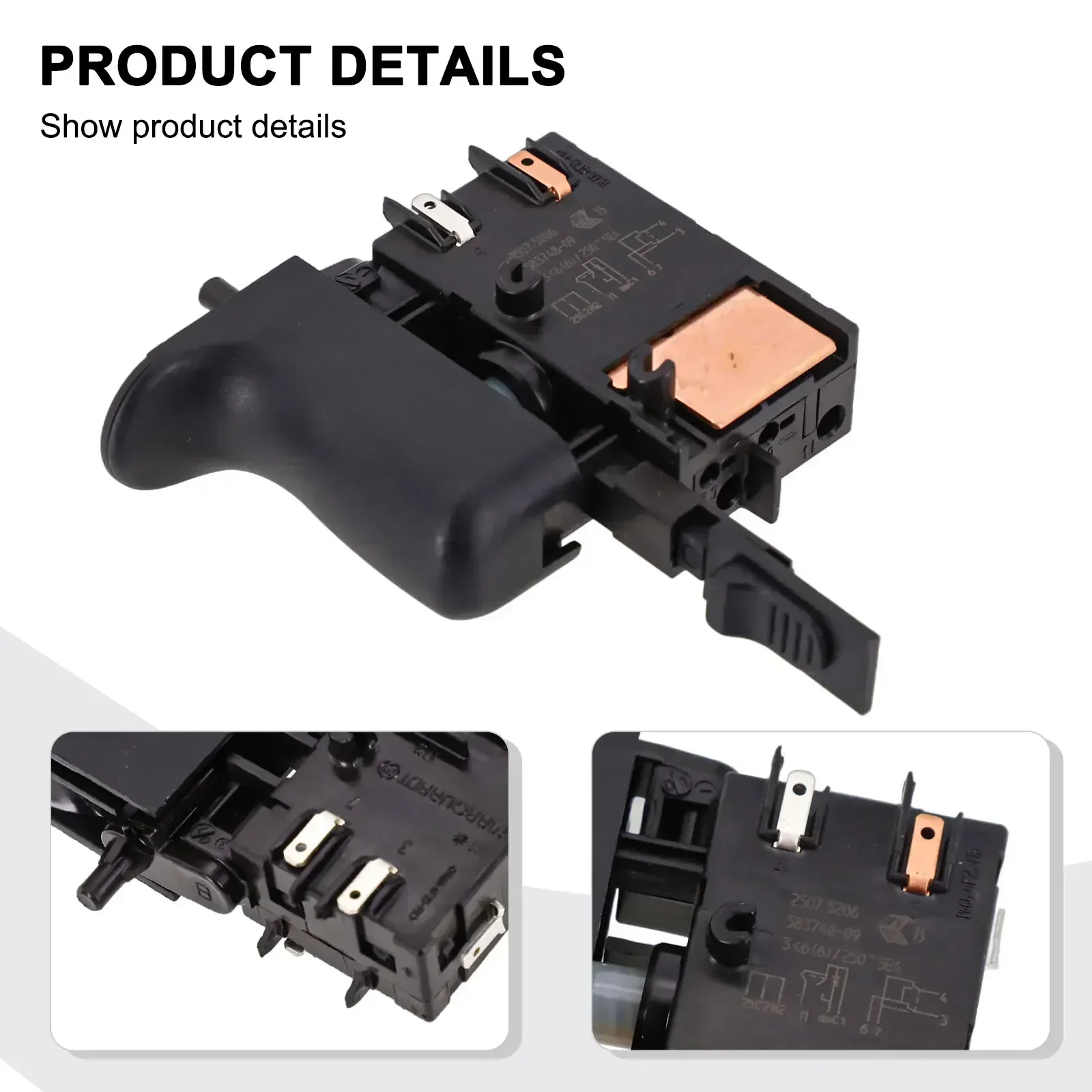 

Unused Easy To Install Ferramentas Highly Matches Switch Power Tools Workshop Equipment Replacement Part D25113K D25114K