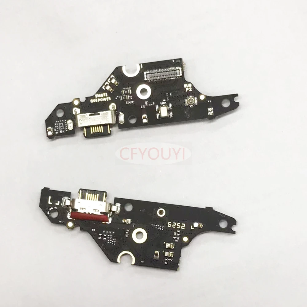 

1-10 шт. USB-разъем для зарядки док-станции, плата гибкого кабеля, запасные части для Motorola Moto G06/G06, мощность