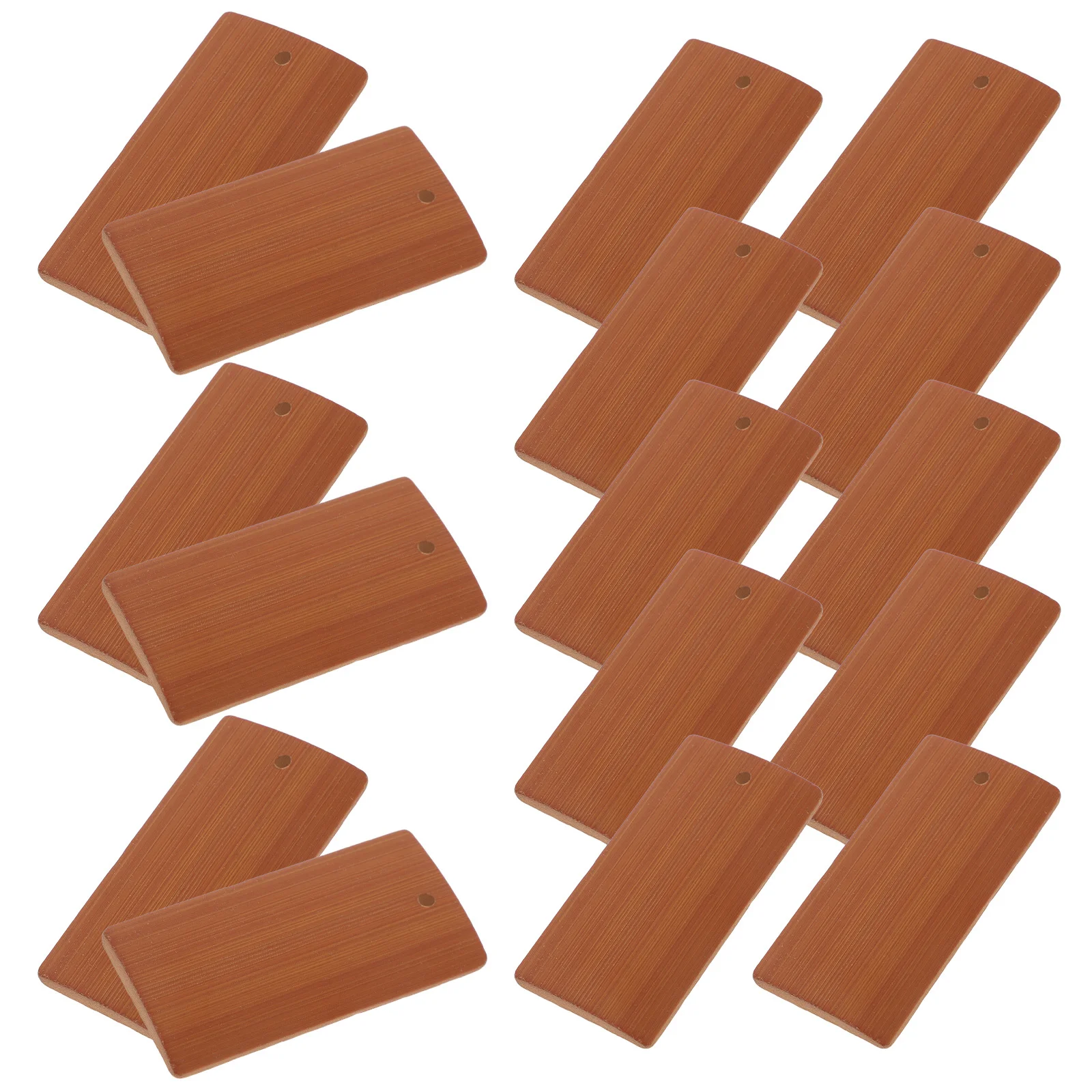 

50Pcs Keychain Pendant with Bamboo Chip 60x30mm Unique Creative Design for DIY Jewelry Decoration Personalized Gift