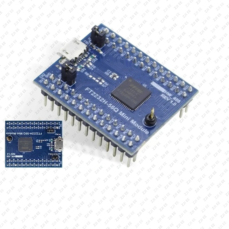 

FT2232H-56Q Mini Module High-Speed USB 2.0 To UART/FIFO/MPSSE for FPGA MCU Embedded Development