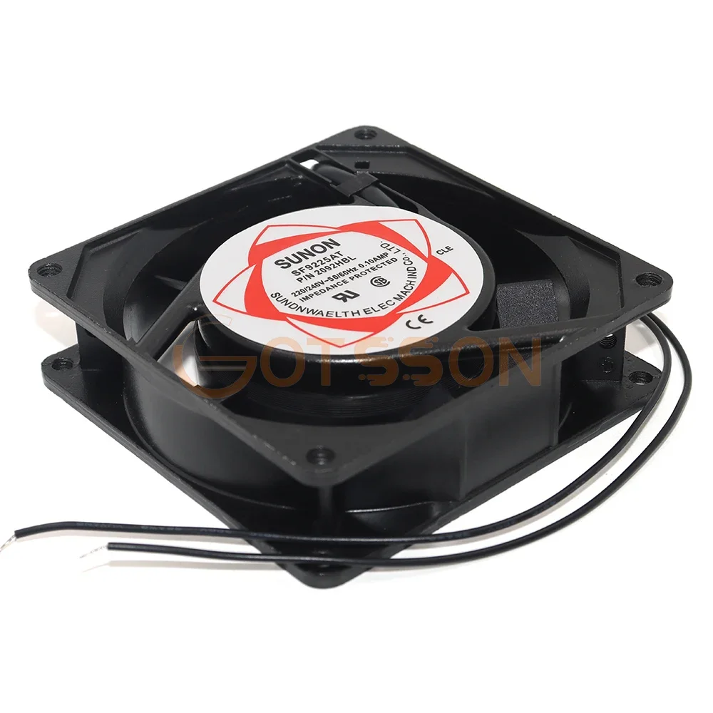 新しい SF9225AT P/N 2092HBL sunon 220/240V 0.1AMP 12 センチメートル冷却ファン 92 ミリメートル 92*92*25 ミリメートル