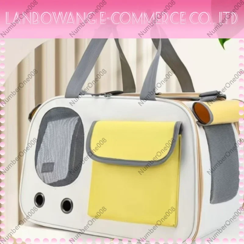 Durable Large Capacity Cat Carrier, Pet Travel Backpack Portable Handbag, Breathable Mesh Slip Resistant Pet Bag