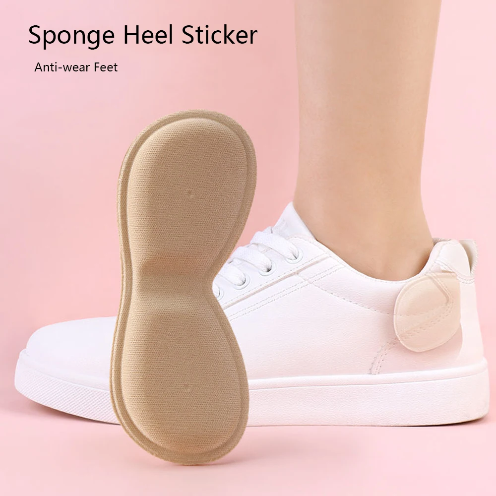 4 Paar Fersenschutz für Damenschuhe, Größenreduzierer, Füllkissen, Polsterung für High Heels, Futtereinsatz, Fersenschmerzlinderung, Schuhpolster – Detail 7