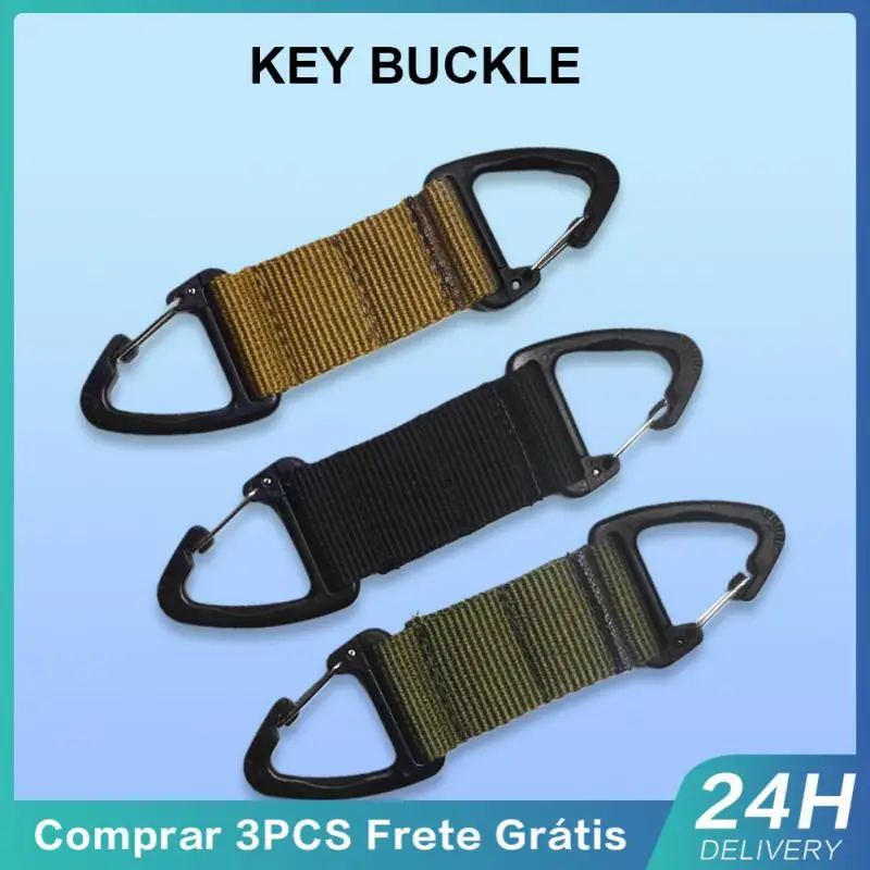 Two-way Reliable Hiking Accessory Backpack Buckle For Hiking Efficient Nylon Durable Secure Climbing Equipment Webbing