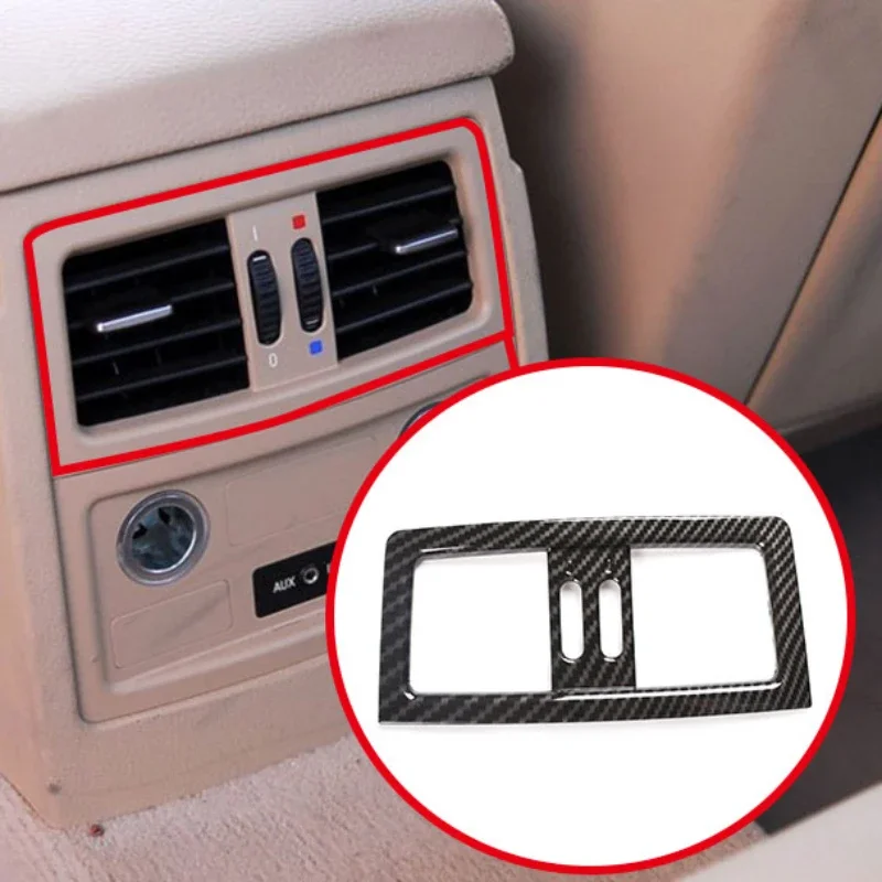 Car Rear Discharge Trend Box For BMW 5 Series E60 2004-2010 Sequins Decorative Supplies Car Interior Modification Accessories