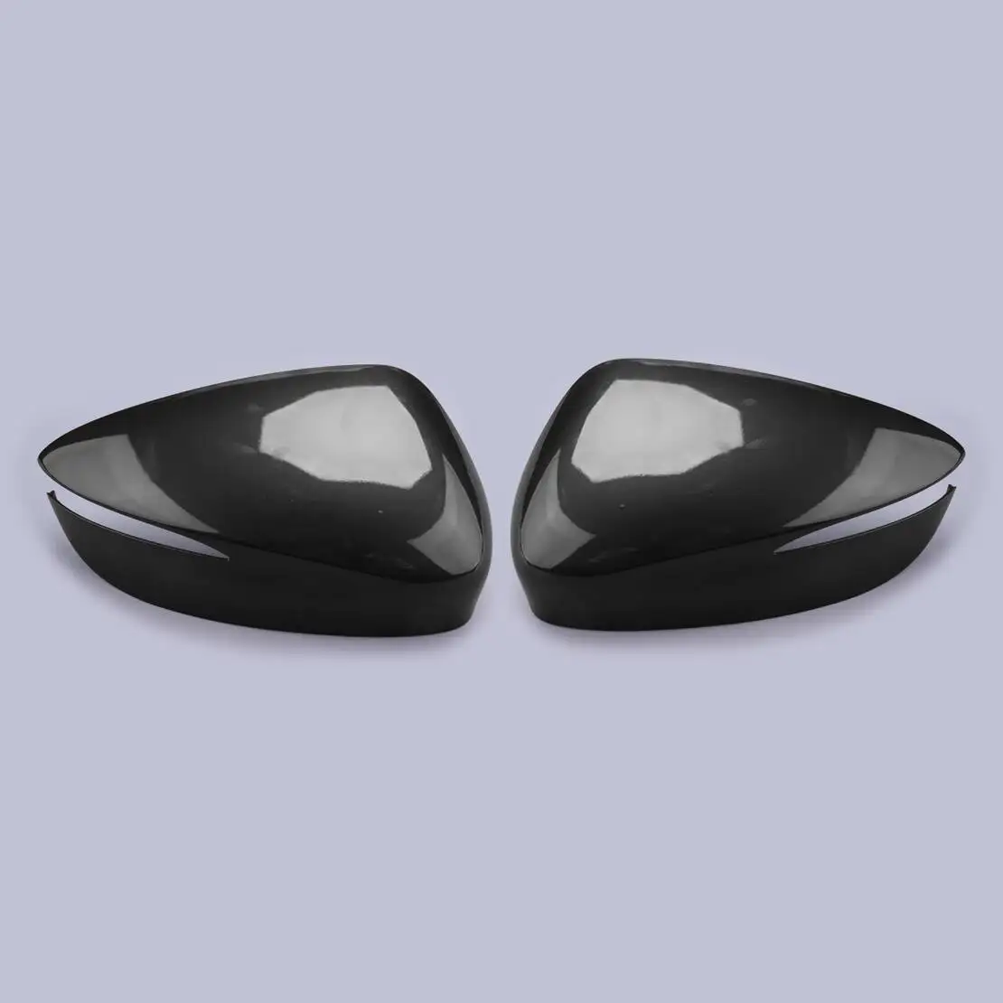 

1 Pair Black Front Left Right Side Door Rearview Mirror Cap Cover ABS Fit for Mazda CX-5 2015-2016