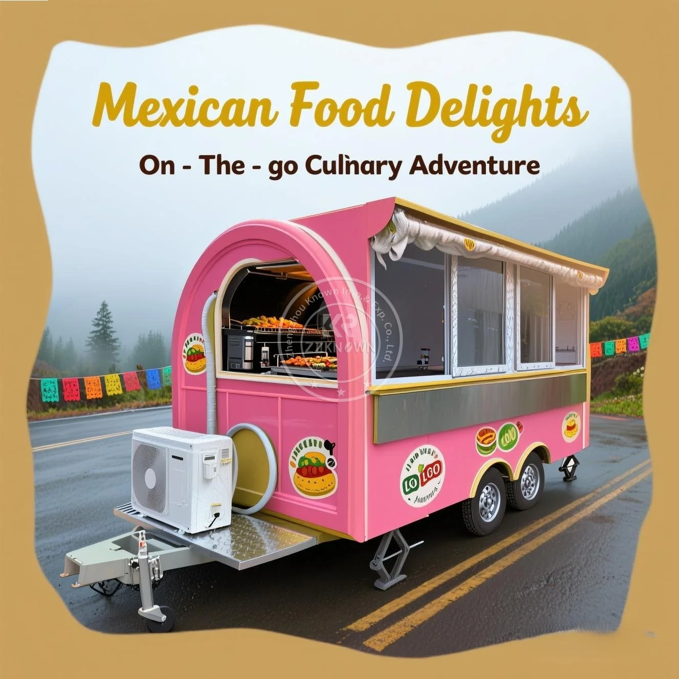 

2025 pizza Hot Dog Ice Cream Food Trailer With CE DOT Certificate Street Bbq Food Truck for Outdoor Event Catering