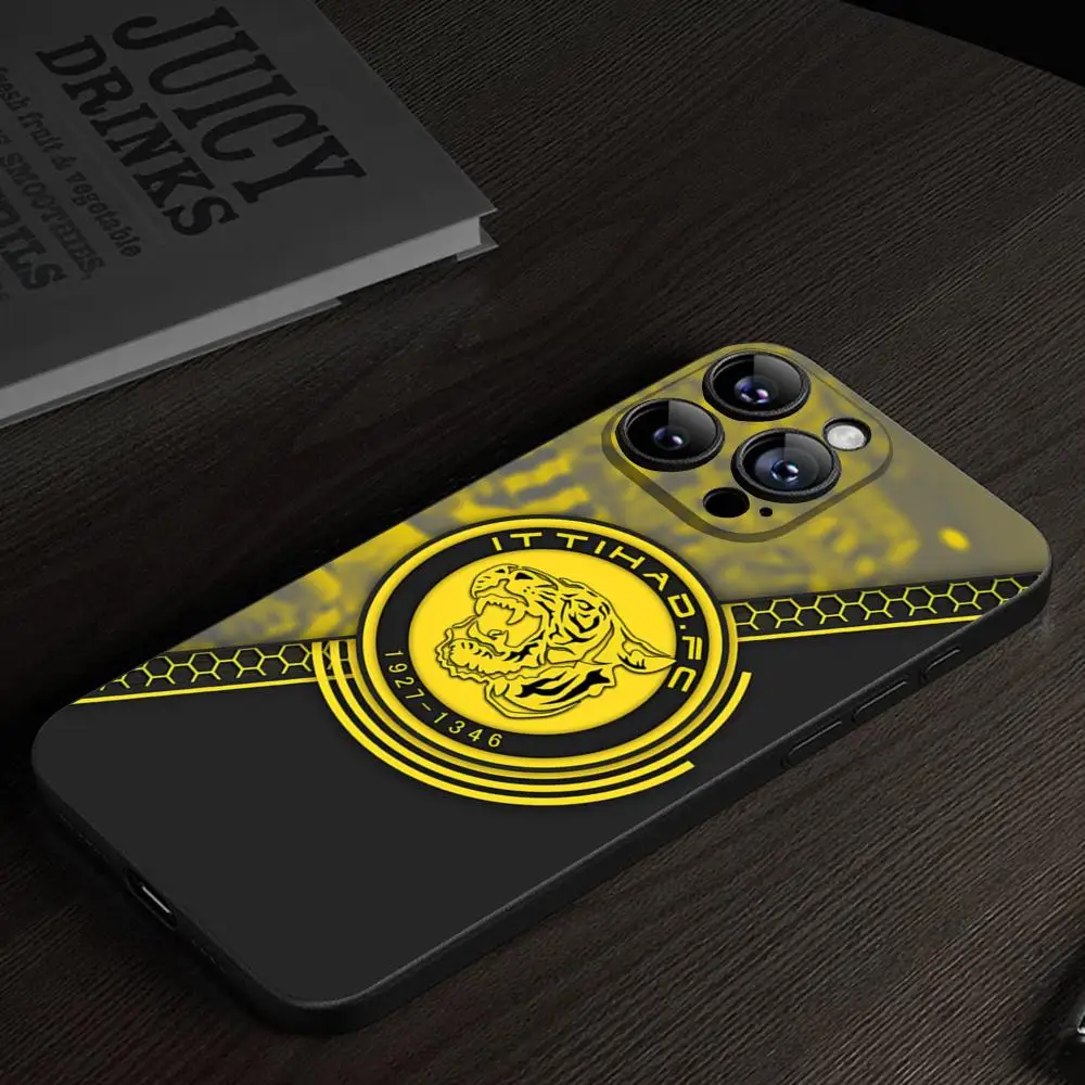 Top Sports-Al Ittihad Club Phone Case for iPhone 15 16 13 Pro Max 14 12 11 Xr X 8 7 6 Plus Luxury Back Cover