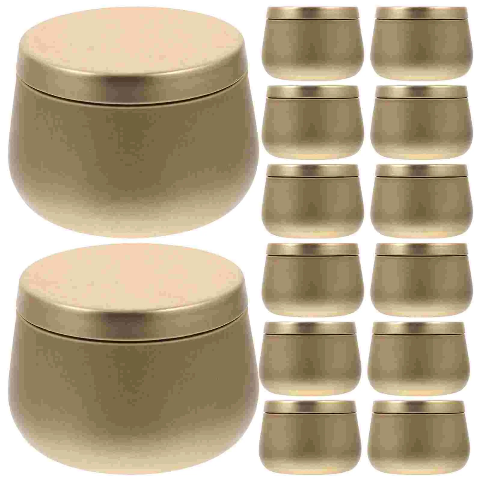 24 Pcs 4oz Round Sealed Candy Tea Jar 24pcs Containers for Food Tinplate Cans Storage Tank Small Case Tins