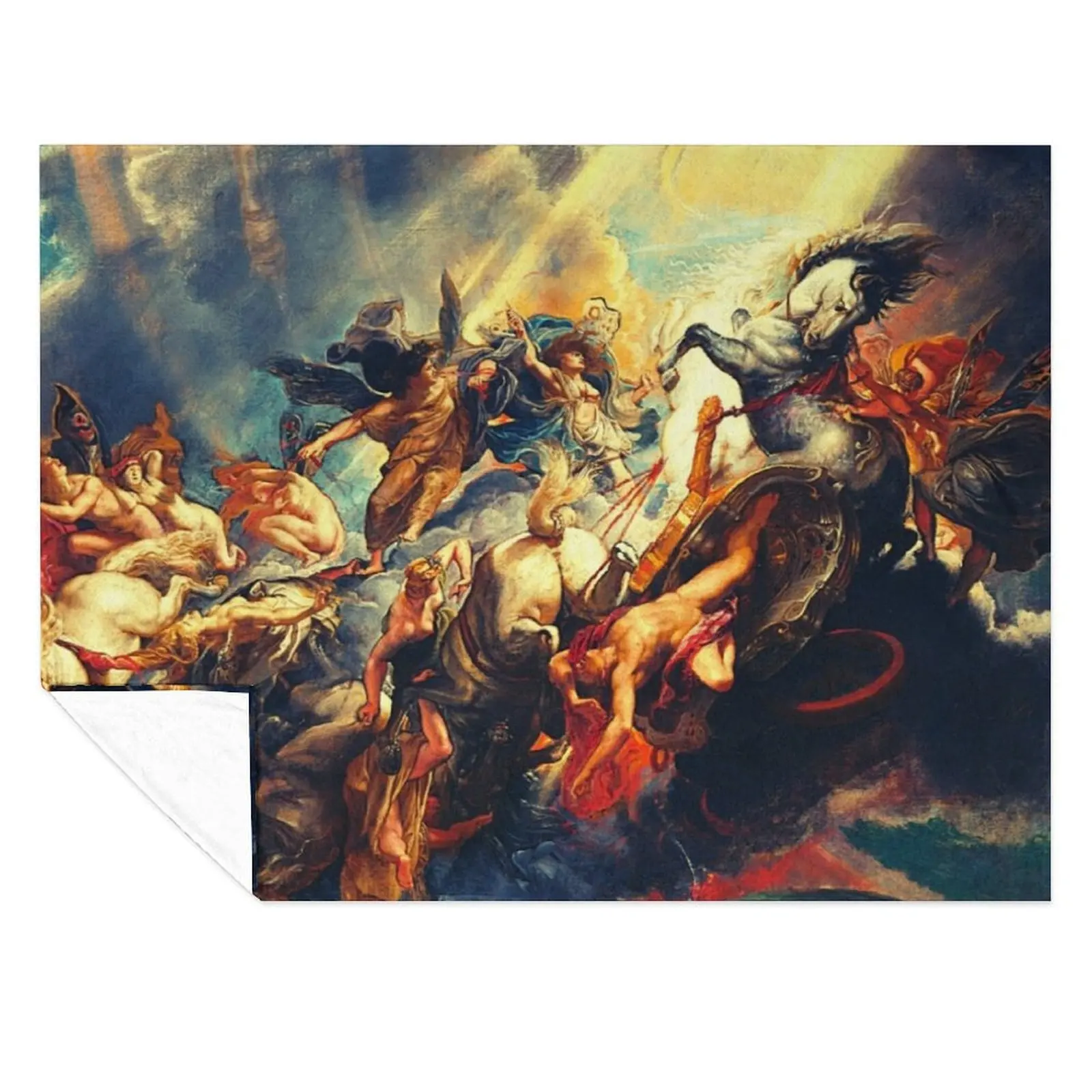 

Battle of the Greek Gods Throw Blanket Luxury Designer Warm For Baby Blankets