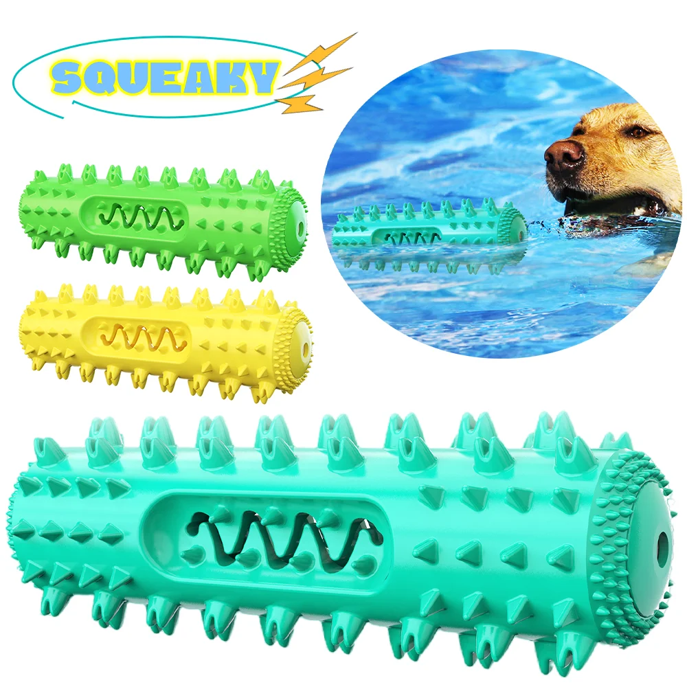 Juguete flotante de agua para masticar chirriante para perros grandes, juguetes de entrenamiento interactivos limpios con dientes de goma, Labrador para mascotas, suministro de Golden Retriever