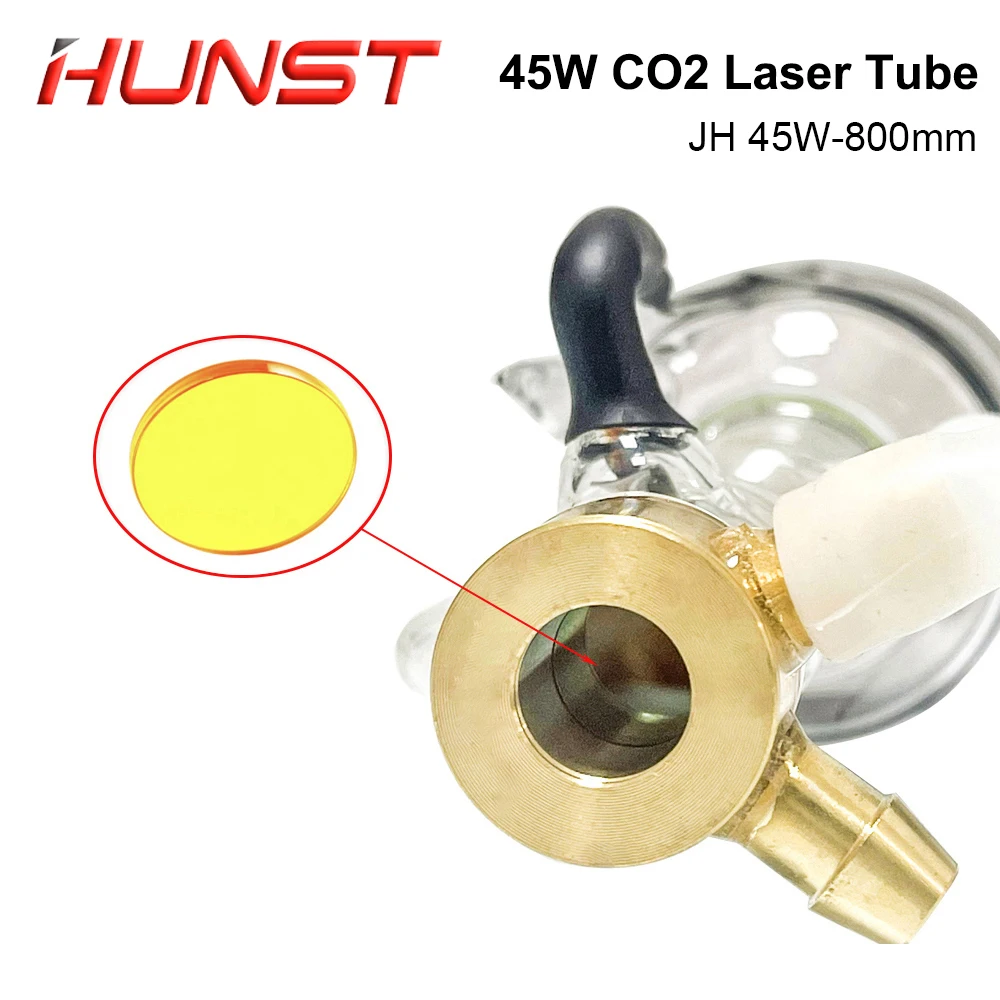 Hunst JH 45 واط CO2 أنبوب ليزر قطر 50 مللي متر طول المصباح بالليزر 800 مللي متر لآلة قطع النقش #4