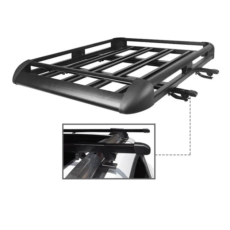 

Aluminium 4x4 Pickup Roof Cargo Storage Roof Rack In Stock