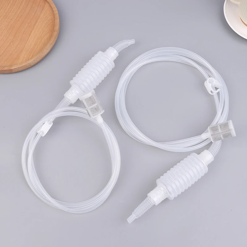 2 متر/2.5 متر شبه التلقائي المنزل المشروب سيفون حزمة لصنع النبيذ اليد دلك سيفون تصفية الغذاء الصف أنبوب للبيرة