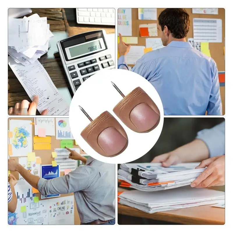Tacks For Wall Pin Tacks Wall Pin Poster Pins Funny Push Pins Thumb Tacks 2 Pcs Thumb Shape Wall Tacks For Corkboard Map