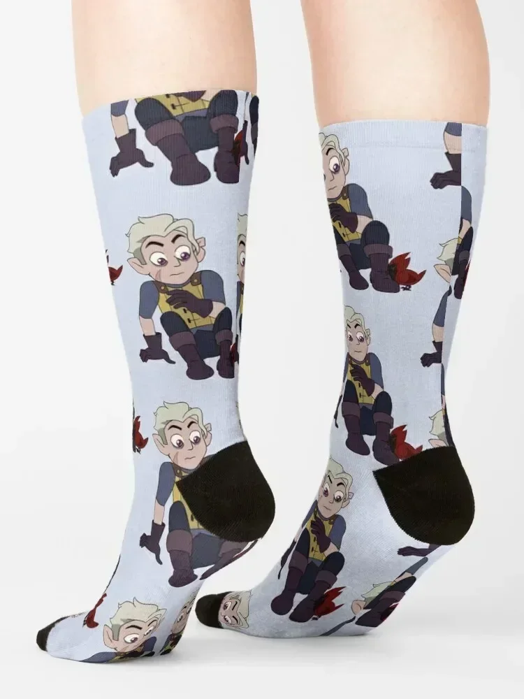 hunter, the golden guard owl house Socks with print loose set Men's Woman Socks Men's