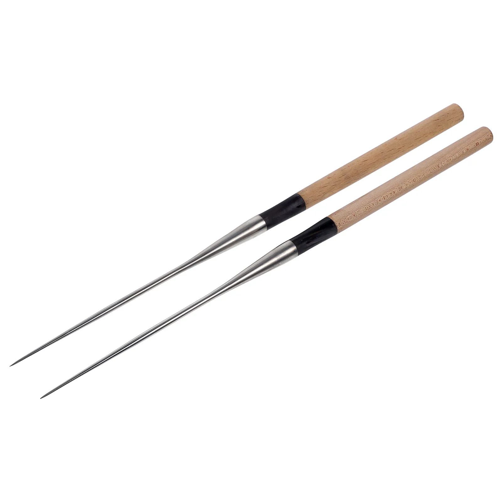 

Stainless Steel Sushi Chopsticks 1 Pair 165mm Pointed Tip Environmentally Friendly Wood Easy Clean Practical Home Restaurant