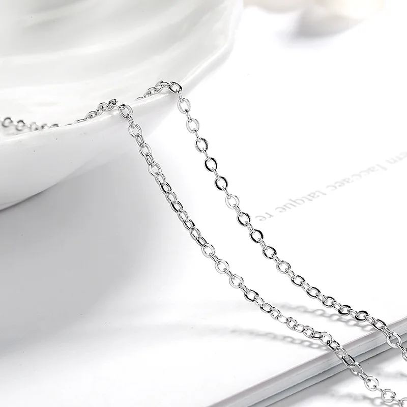 New 925 Silver Necklace Pendant 5A Zircon Top Quality Sterling-Silver Jewelry for Woman Wedding Sparkling Classic Party Gifts view 5