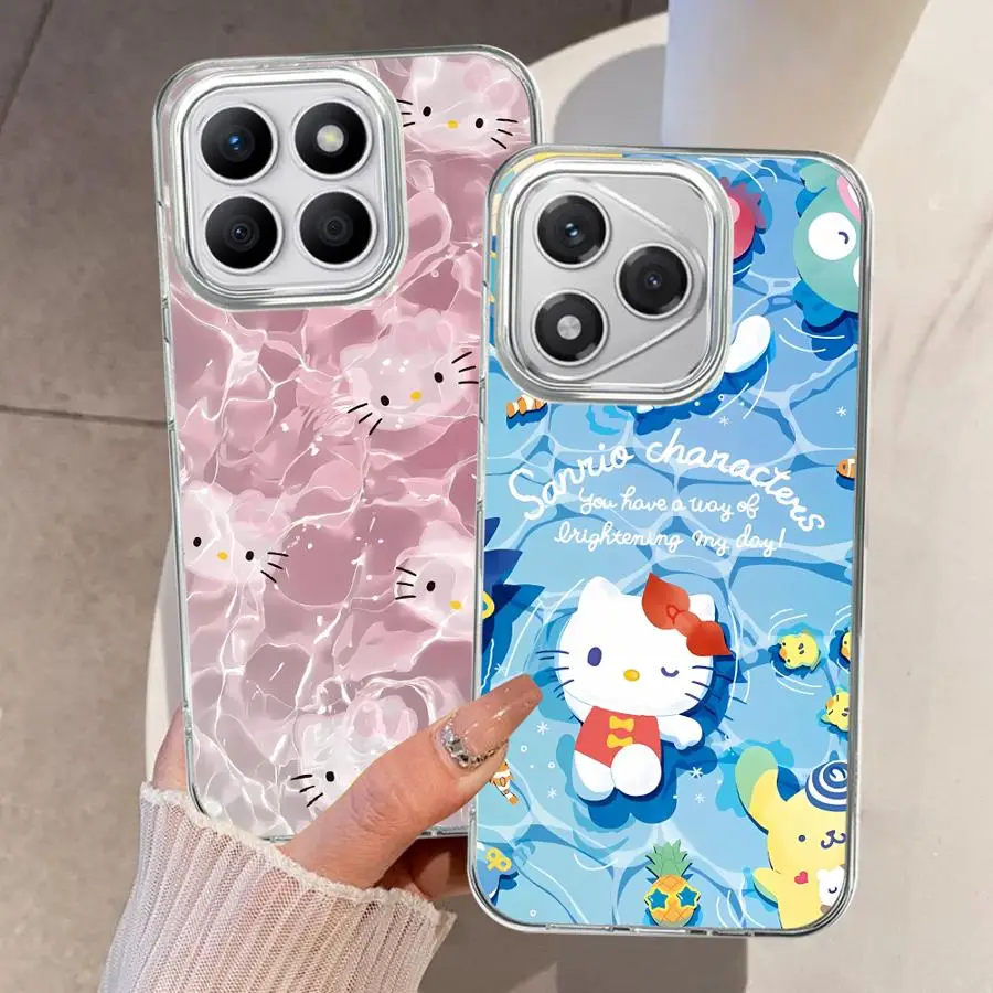 حافظة لطيفة سانريو هالو كيتي لهاتف هونور 200 برو X8b 200 400 Lite X8a X9c X9a X8c X7b X9b Shell