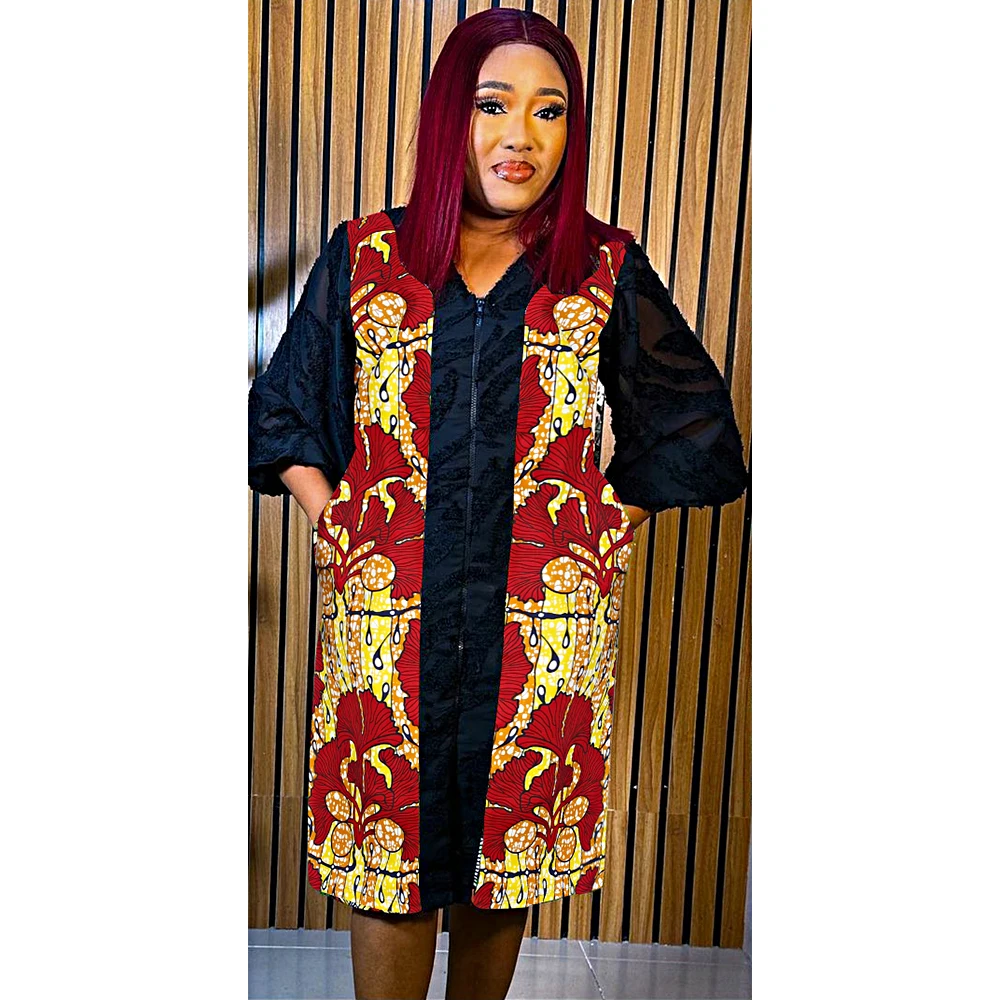 

African Dresses Boubou Africa Dress for Women Print Dashiki Ankara Kaftan Maxi Abayas Nigeria Robe Wax traditional Wedding Gowns