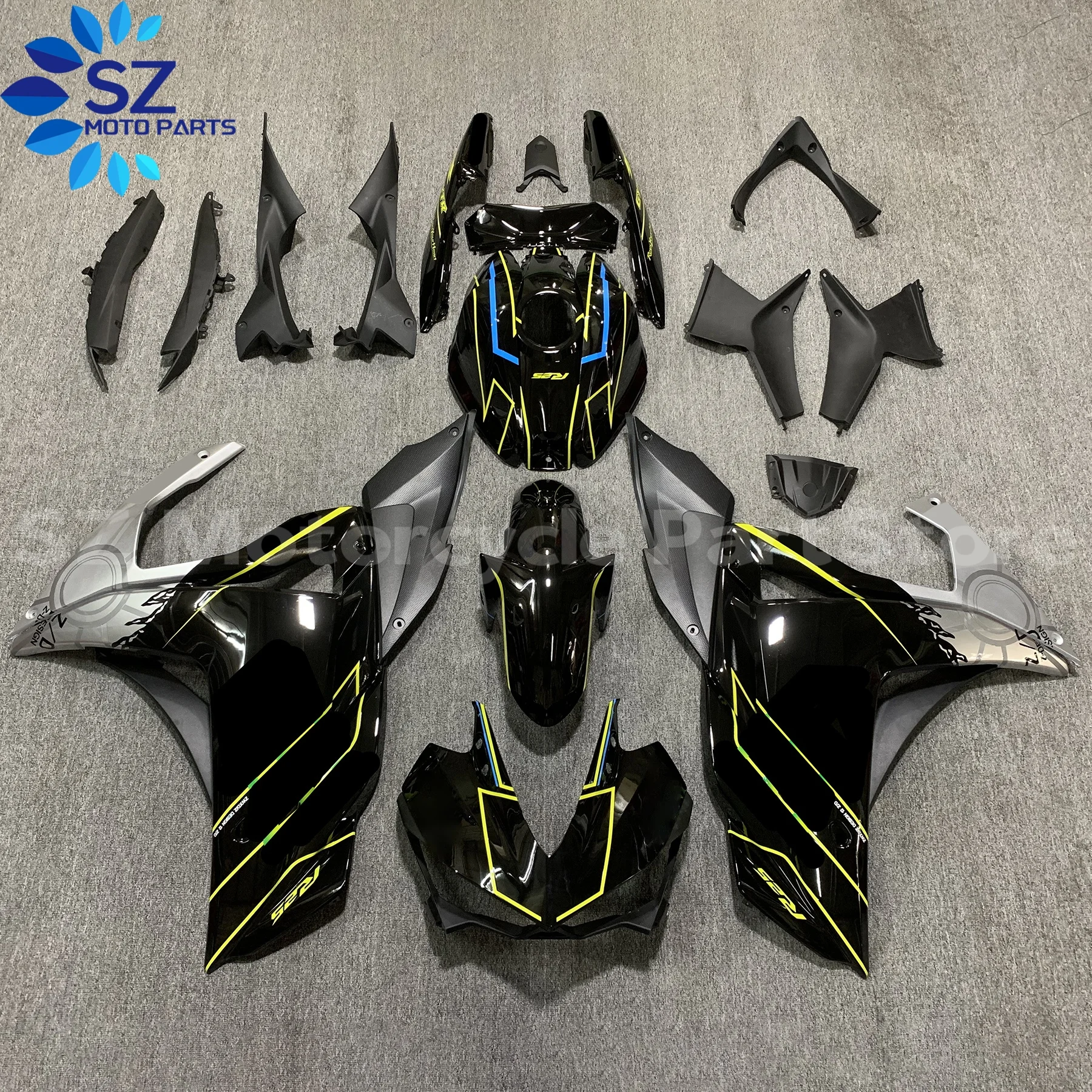 

For YZF R3 R25 14 15 16 17 18 ABS Plastic Fairing Set for YAMAHA YZF R3 2014 2015 2016 2017 2018 Injection Fairings Bodywork