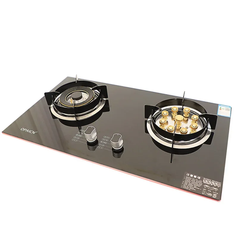 Kenya COC Auto ignition set CKD SKD two burner gas cooker Honeycomb Burner Gas Stove Stainless Steel 2 Burner Cooktops