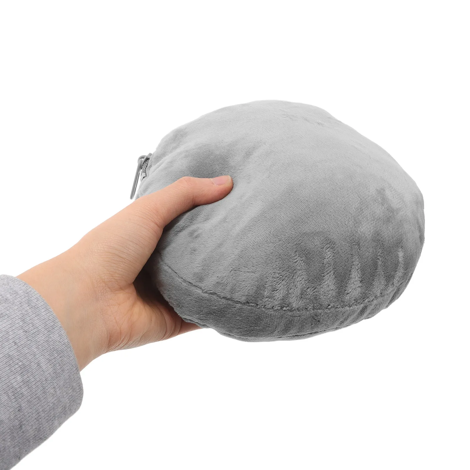2Pcs Hand Warmer Pouch Round Insulated Anti-Scald Hot Water Bottle Sleeve Zippered Closure Thermal Protective Case Winter