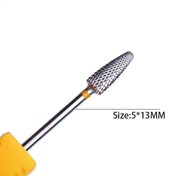 1pc Hartmetall Wolfram Nagel Bohrer Drehen Grat Fräsen Nagel Cutter Bits Bohrmaschine Maschine Für Maniküre Pediküre Werkzeuge