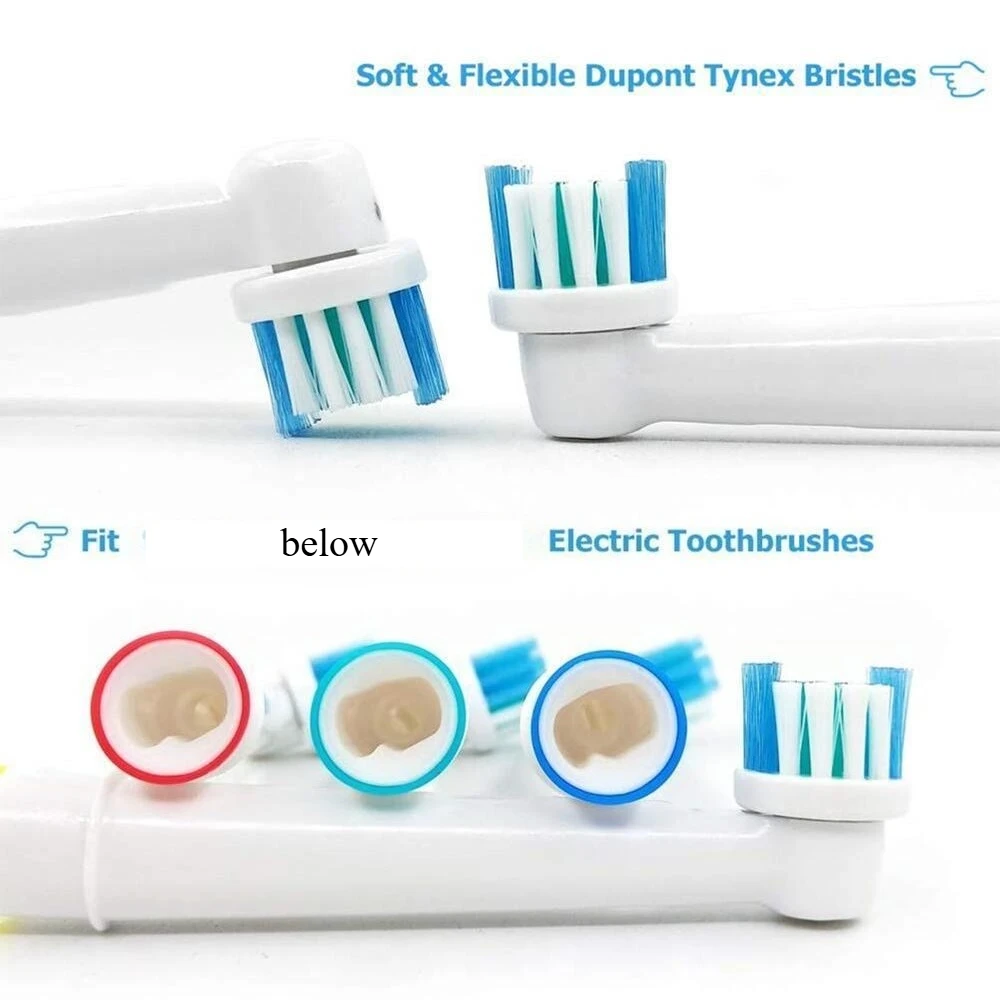 Replacement Brush Heads for Aiden Group Rotating Electric Toothbrush, Soft Bristles,Adult and child brush heads