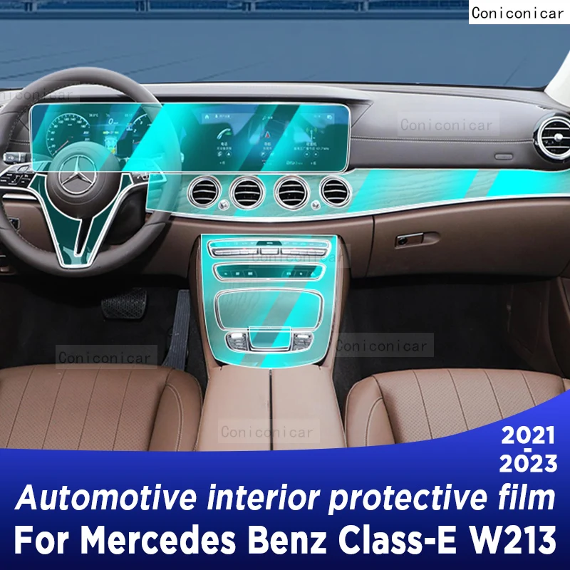 

For Merceds Benz E CLASS W213 2021-2023 Gearbox Panel Navigation Automotive Interior Screen Protective Film TPU Anti-Scratch