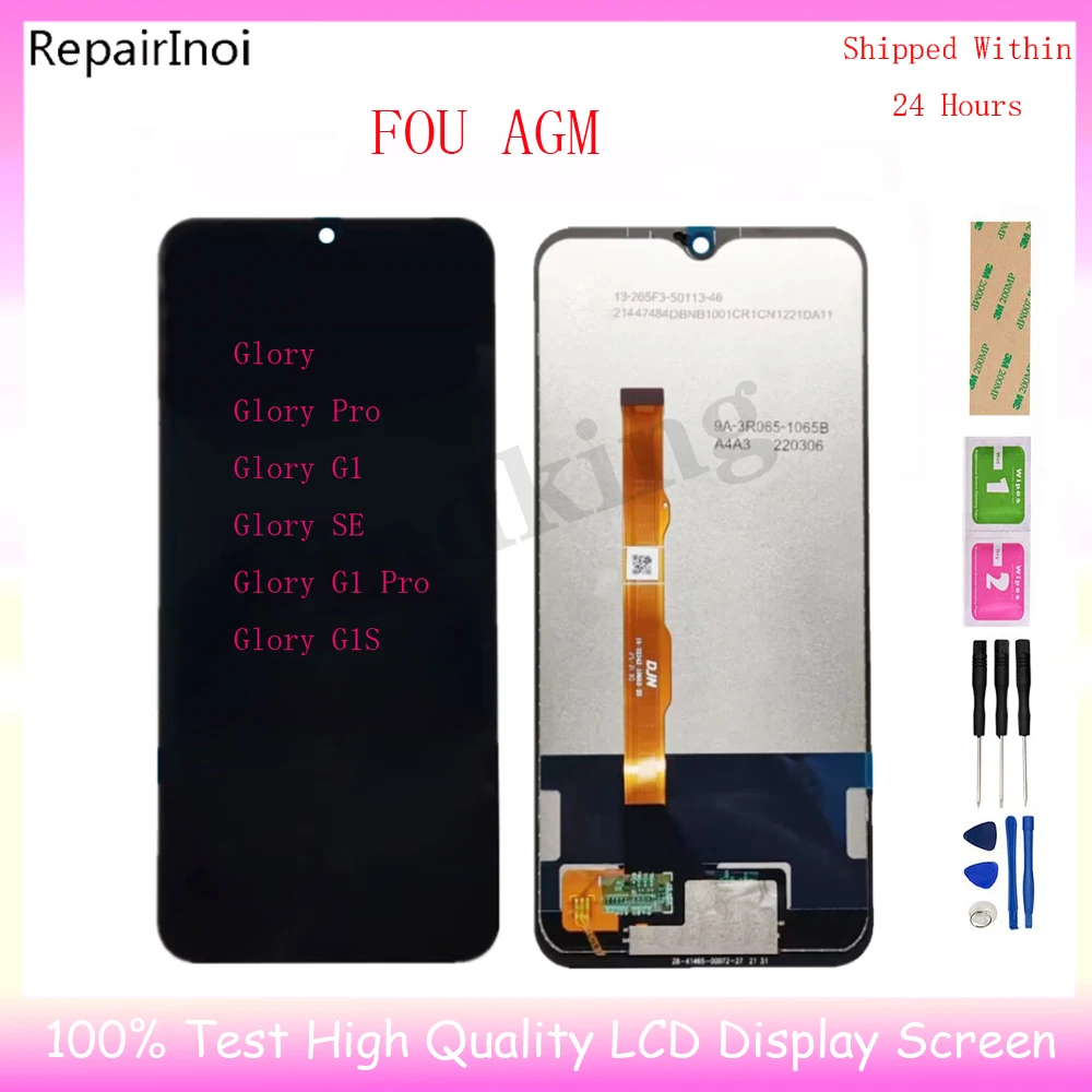 Pantalla LCD de 6,53 pulgadas para AGM Glory G1 Glory SE Glory Pro pantalla LCD MONTAJE DE digitalizador con pantalla táctil de repuesto