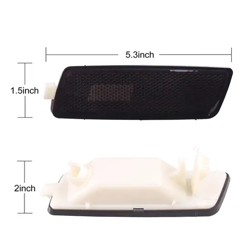 Front Bumper Side Marker Lamps Housings without Bulbs For Volkswagen MK5 Golf/GTI Rabbit 2006-2009 for Jetta 2005-2010/R32 2008 6 best sales vw rabbit mk5 - №3