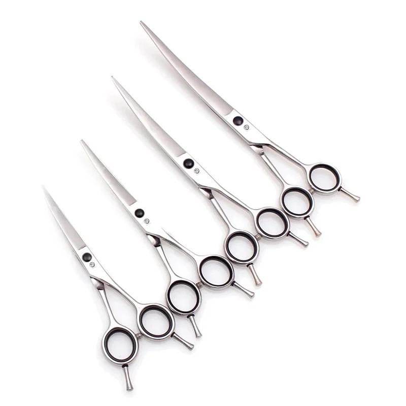 

Dog Grooming Scissors Professional 5.5" 6" 7" 8" JP Stainless Bend UP Scissors Up Curved Shears Pet Scissors Animal Shears Z1028