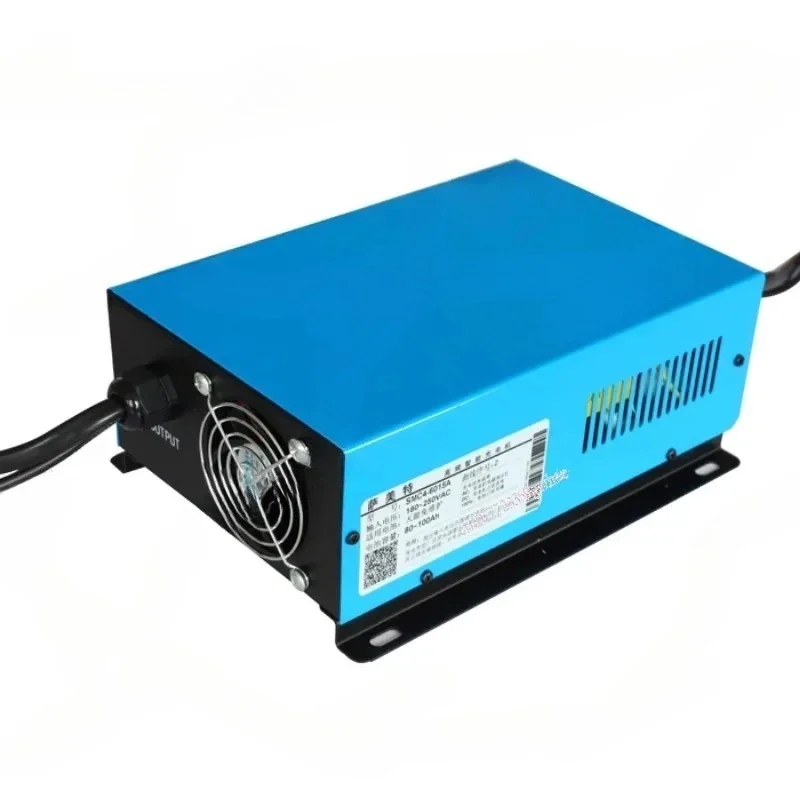 SMC4 High-frequency Intelligent Charger Car Portable Liquid Maintenance-free Ternary Lithium Iron Lithium Battery Charging