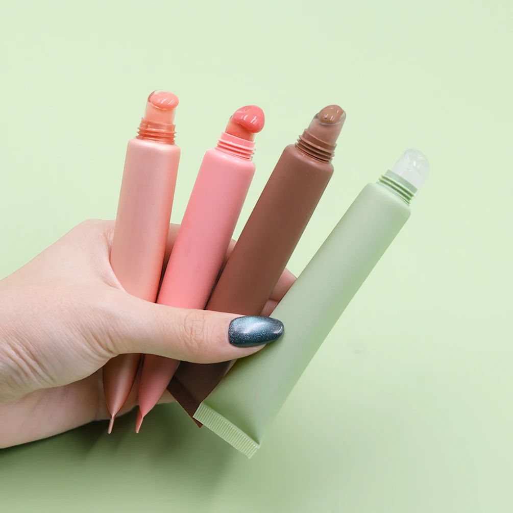 15g Lip Butter Balm Private Label 4 Colors Long-lasting Waterproof Moisturizing Custom Logo Makeup Multi-color Packaging Vegan