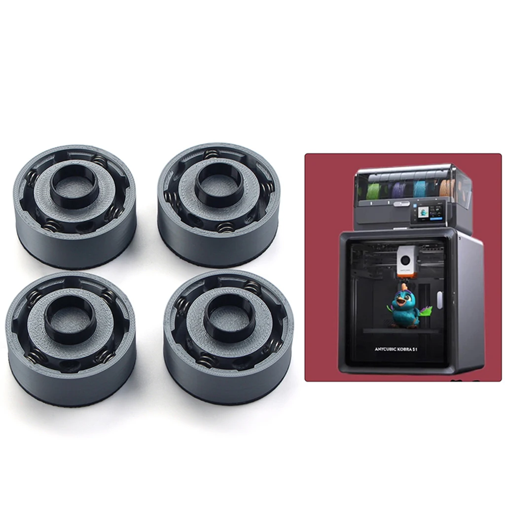 For Anycubic Kobra  S1C Upgraded Version Shock-Absorbing Foot Pads Enhance Shock Absorption Function For 3D Printer Accessories