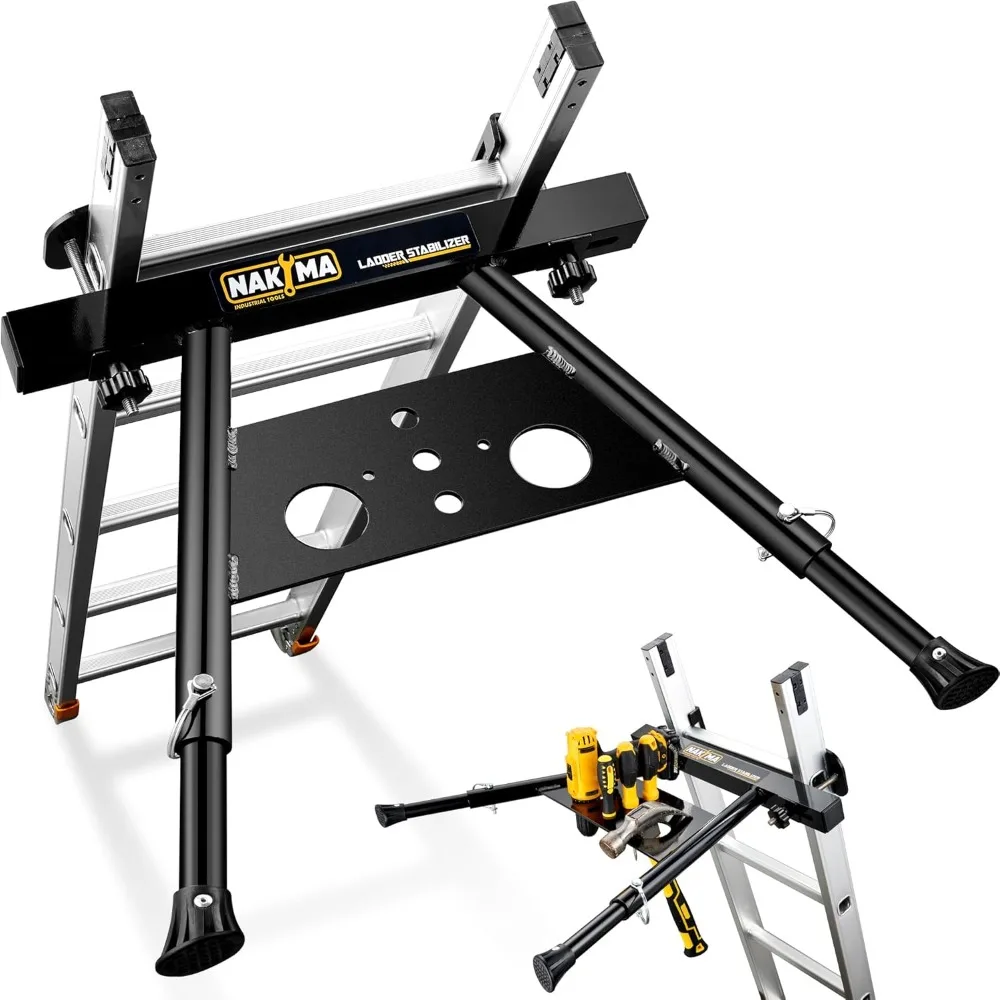 Stabilisateur d'échelle pour toit, entretoise murale pour infraction de qualité aéronautique, longueur réglable 22-29.5"