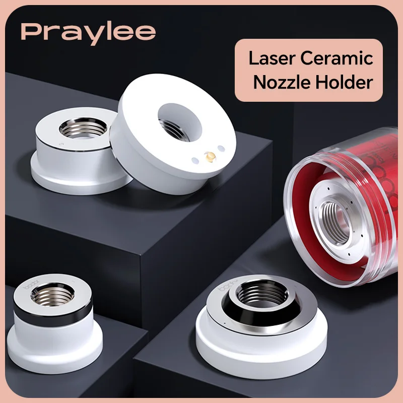 Laserowy pierścień ceramiczny uchwyt dyszy laserowej D28 32mm M14 do Raytools Bodor głowica do cięcia laserem światłowodowym BT240S BM109 BM111 BM114S
