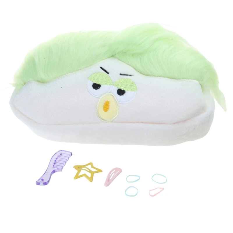 Сумка-карандаш с мультяшной уродливой куклой, плюшевые чехлы для ручек, чехол для ручек на молнии, большая вместительная сумка в