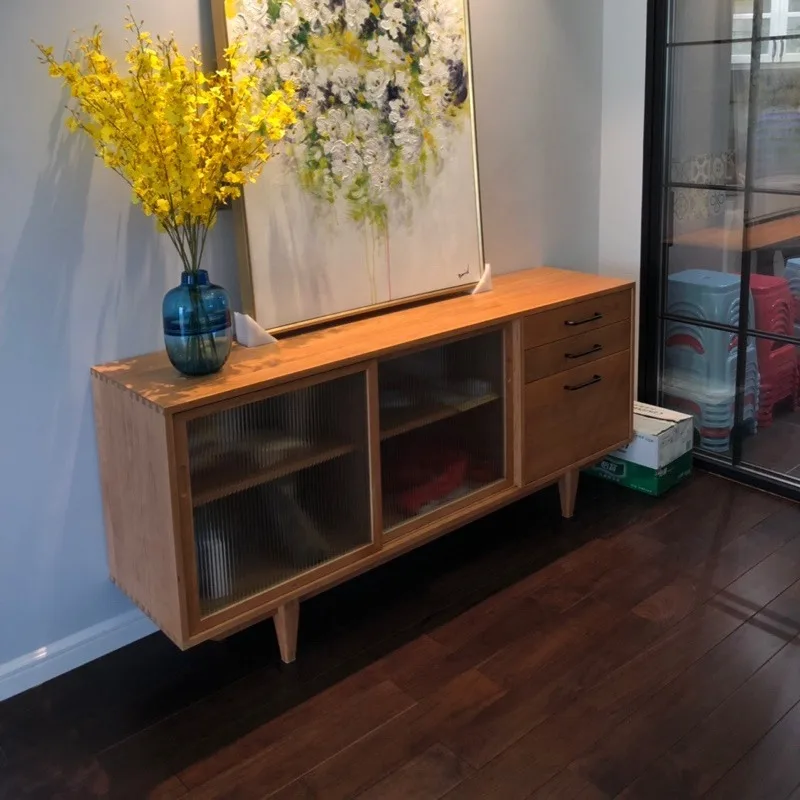 

Nordic Popular Dining Side Cabinet Household Kitchen Integrated Living Room Cabinet Wall Locker Home Furniture Armadio XY40GZ