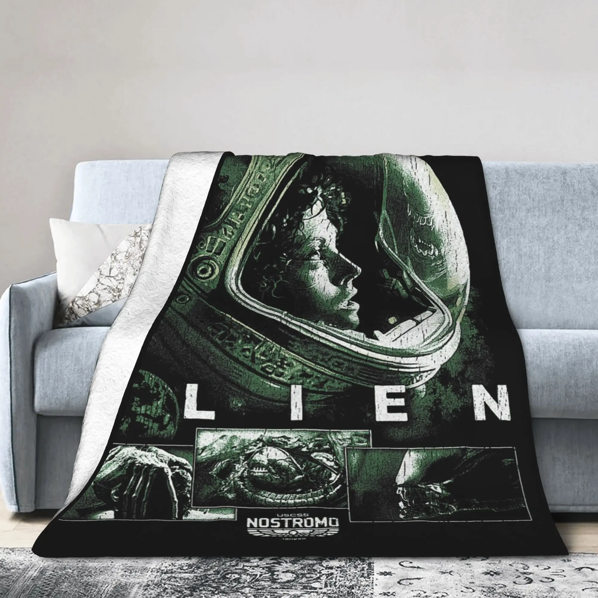 الغريبة فيلم نوسترومو بطانية الصوف الخريف/الشتاء متعددة الوظائف لينة رمي بطانية للفراش في الهواء الطلق أفخم رقيقة لحاف #2