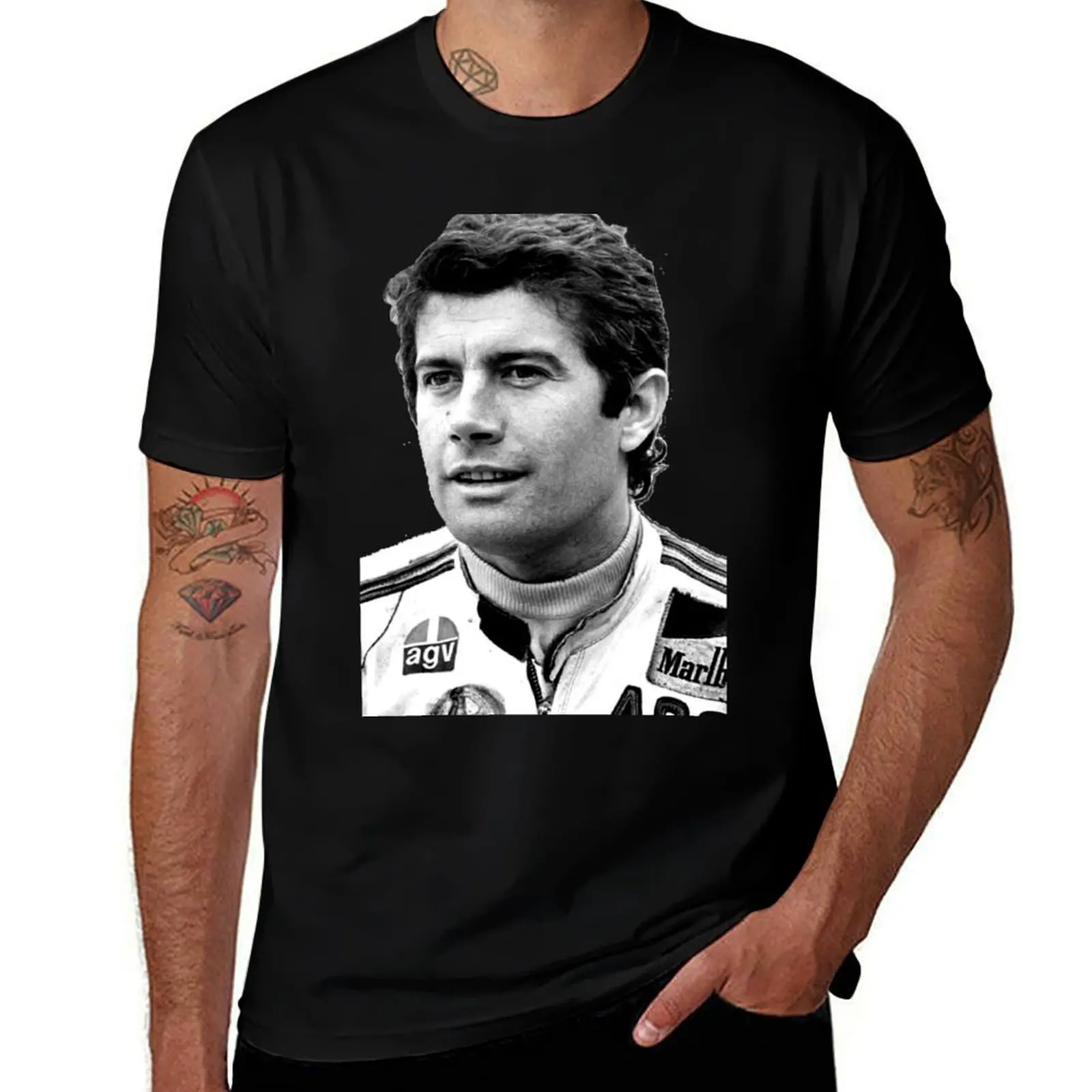 

Giacomo Agostini, Motorcycle Legend T-Shirt Anime t-shirt blue archive vintage graphic tee quick drying mens clothes